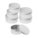 6x Aluminium Empty Pot Candle Soap Jewelry Findings Jar Tins Box 200ml 250ml