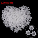 1000pcs 13mm Plastic Tattoo Hexagonal lace Ink Cups Caps Holder Pigment SuppliME