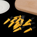 2PCS Corn on The Cob Holders Stainless Steel BBQ Prongs Skewers Forks Grilli Gw