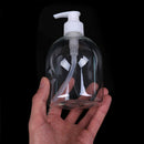 Hand Pump 500ml Plastic Bathroom Hotel Liquid Soap Foam DispenserShampooBottle Z