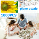 1000pcs DIY Yellow Sunflower Puzzle Educational Learning Assembling Toys A