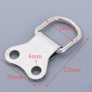 25 Pieces D-Ring Hooks Metal Solid Photo Frame Hanger Hanging Hooks for Photo