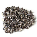 100x Solid Binding Screw Stud Button Nail Rivets Leather Craft Belt Bag Wallet