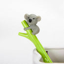 Cartoon Pen Cute Koala Bear Gel Ink Plastic Pen with 0.5mm Roller ball Pens T5D1