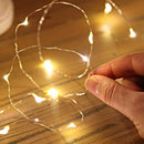 2M 20 LED Copper Wire String Fairy Light Battery Powered Warm For Xmas DIY SS325