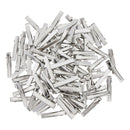 100x Crocodile Metal Hair Clips Teeth Prong DIY Hairbow Duckbill Barrette
