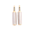 2pc Headphone Converter Plug 2.5mm Male to 3.5 mm Female audio Stereo Adapter FT