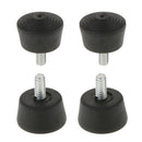 4x Tripod Feet Monopod Foot and 1/4 Thread Screw for Nikon Manfrotto Bionano