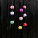 100 PCS Mini Hair Claw Clips For Women Girls Cute Candy Colors Beads HeadweHK ^