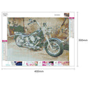 5D DIY Full Drill Square Diamond Painting Motorcycle Cross Stitch Mosaic