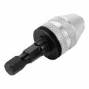 Keyless 0.5-3mm jaw Bit drill holder Drill 1/4 inch Hex Shank Screwdriver A