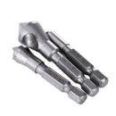3PCS HSS Titanium Coated Countersink & Deburring Drill Bit