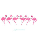 9pcs Flamingo Banner Garland Bunting Birthday Party Pennant Kids Room Decoration