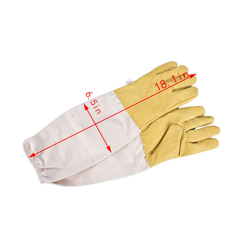 Beekeeping Protective Gloves Long Sleeves Beekeeper Vented Professional beeh Gw