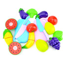 1 Set Kids Kitchen Fruit Vegetable Food Pretend Role Play Cutting Childre ZRX