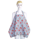 Baby  Mum Breastfeeding Nursing Poncho Cover Up Cotton Blanket Shawl
