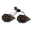 2pcs 12V  LED Arrow Indicator Turn Signal Light for Motorcyle Yellow Blue Li,a