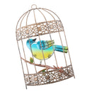 2x Iron Craft Birdcage Decor Wall Hanging Birdhouse Garden Fence Ornaments