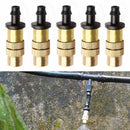 Adjustable Copper Spray Nozzle Garden Patio Water Mister Air Misting Coolin Q1Z3
