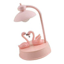 Flamingo Music Decor Night Light Table Lamp Birthday Gift 15x9.5CM-B