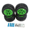 4PCS RC Crawler Car Wheel Type Tires with Wheel Rim Set & Hub Extension Adaptor