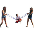 2 Pieces 3-Person Water Balloon Launcher Cannon Slingshot Trebuchet Green