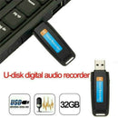U-Disk Digital Audio Voice Recorder Pen Charger USB Flash Drive Up to 32GB