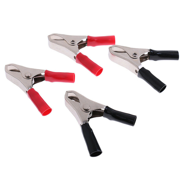 4Pcs Storage Battery Test Alligator Clamp Clip 40A For RC Car Truck