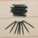 30pc 53mm Soft Rubber Anti Tangle Sleeves Hook Carp Fishing Terminal Tackle Rigs