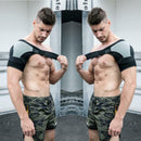 Unisex Adjustable Single Shoulder Support Gym Sports Brace Guard Strap Belt