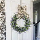 Artificial Flower Garland Silk Lavender Wreath Romantic Fresh Style Wedding Y8I2
