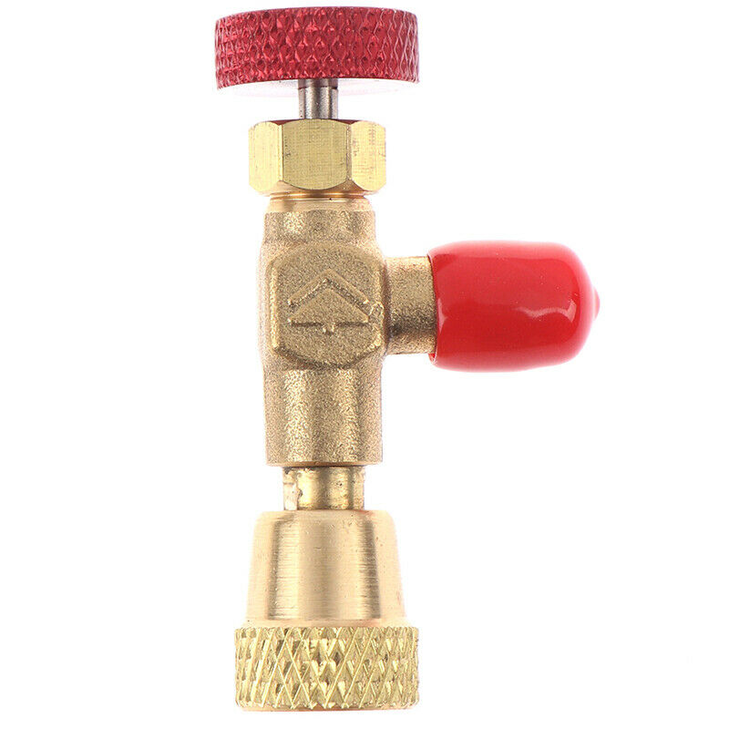 2pcs R410A R22 Refrigeration Charging Adapter for 1/4" Safety Valve Service FT
