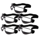 5xOutdoor Sport Basketball Dribble Specs Glasses Training Aid Supplies Black