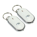 2x LED Anti-Lost Key Finder Locator Portable Alarm Keychain Sound Control XKG