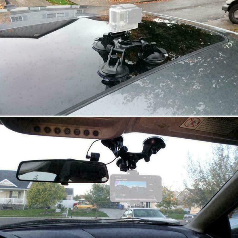 Three Leg Suction Cup Stabilization Bracket Action 360 Hold Camera X3T3 Bra G6X6