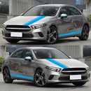 Vinyl Sport Stripes Car Styling Stickers Auto Door Mirror Hood Side Skirt Decals