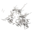 400pcs Single Fishing Crimp Loop Copper Tube Wire Leader Sleeves 1.2mm/1.4mm