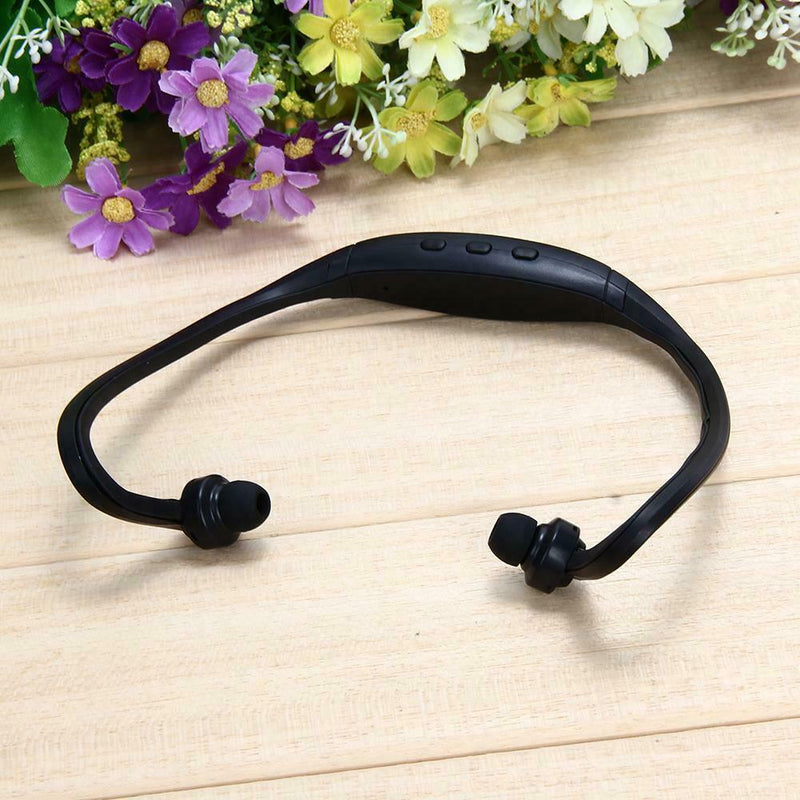 Sport Wireless Bluetooth Stereo Headphone Headset Earphone(Blcak) A