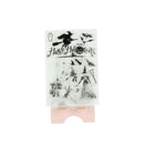 Happy Halloween Witch Transparent Silicone Clear Stamp For Scrapbooking Album ME