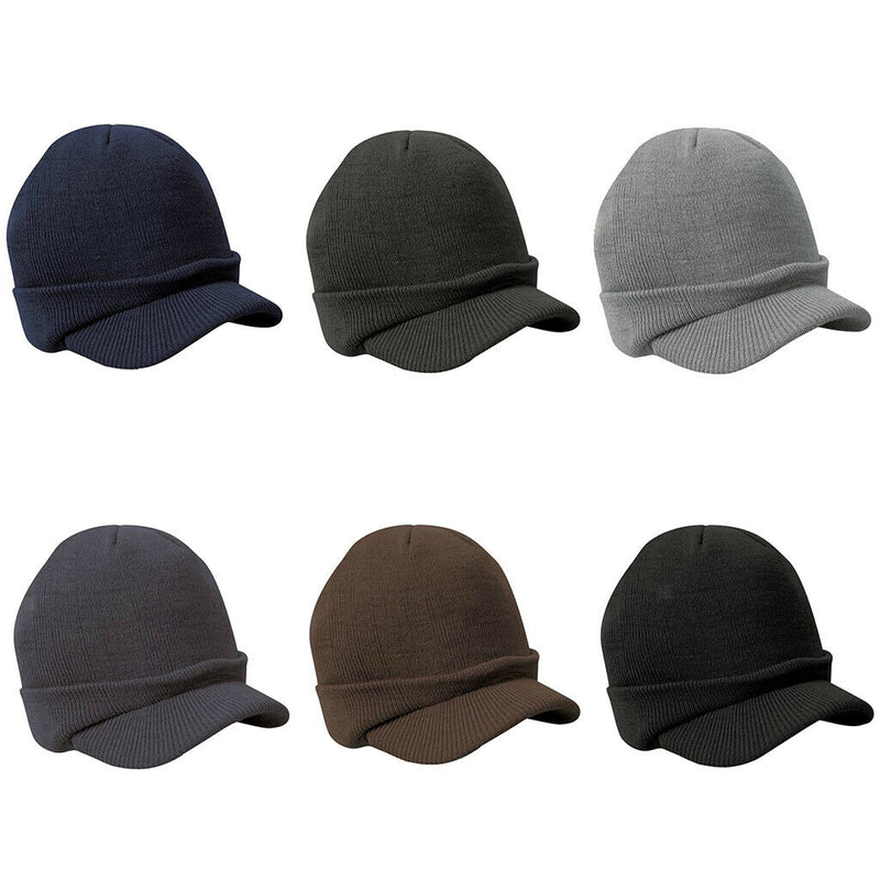 Hot Men Womens Unisex Peaked Beanie Winter Ski Hat