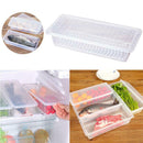 Plastic Fruit Vegetable Food Storage Box Containers with Removable Drain Plate