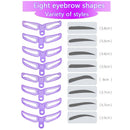 8 Styles Eyebrow Shaping Stencils Grooming Shaper Template Makeup Tool Kit j877