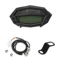 Motorcycle Tachometer Hour Meter Digital Speedometer Gear Indicator for Kaw