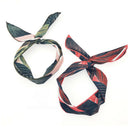 Summer Bohemian Style Hairbands Print Headbands For Women Retro Cross Knot  S4M8
