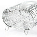 Stainless Steel Chopsticks Drainer Cage Cutlery Spoon Storage Box Rack Kitc G4B4