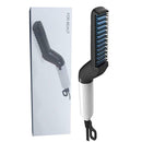Upgraded Men's Styling Comb Electric Straightener Hair Curler Massage Comb