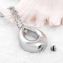 Keepsakes Teardrop Cremation Urn Jewelry Pendant Memorial Ashes Holder