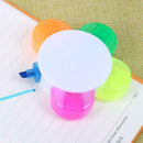5 Colors Multi-Color Cute Sunflower Highlighter Pen Writing Painting Tools