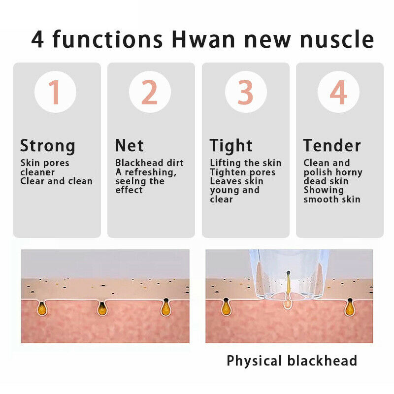 Face Nose Acne Blackhead Removal Blackhead Vacuum Cleaner Pores Blackhead S T1I8