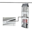 Detachable 6 Compartment Organizer Pouch Hanging Handbag Organizer Clear Pu